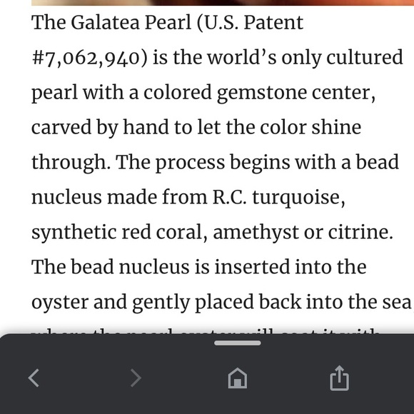 🦪Galatea Pearl🦪 SS Leaf Carved, Black South Sea Pearl *Queen Bead*, New~Worn 2x - Picture 5 of 10